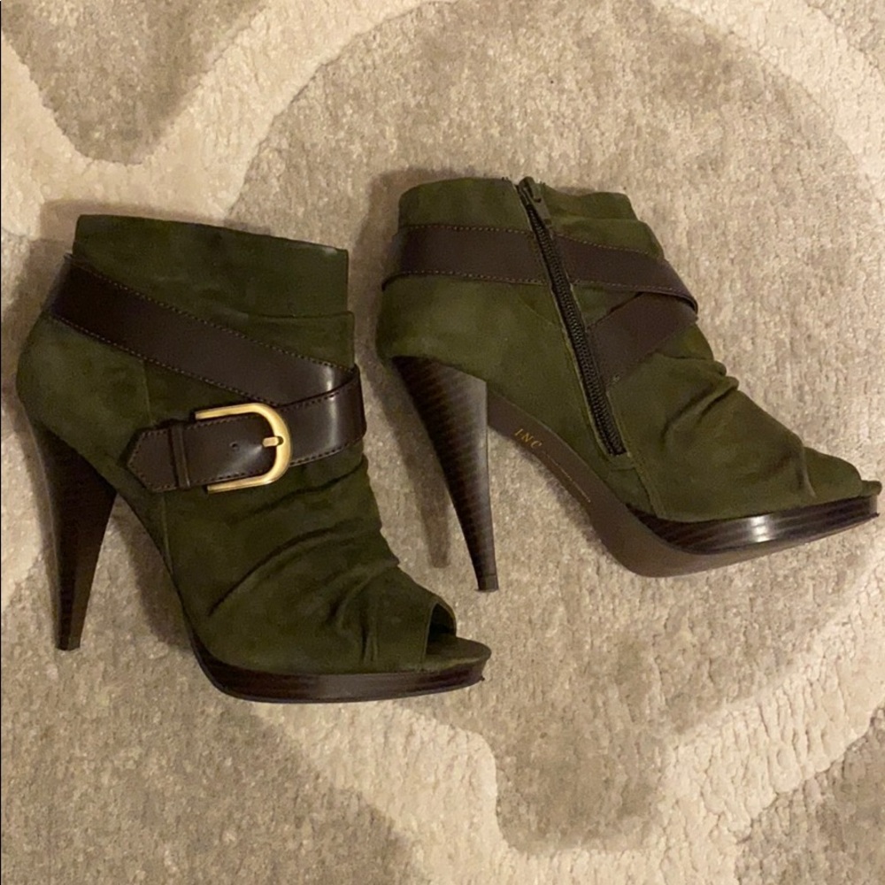 I•N•C Opened toes booties size 6.5